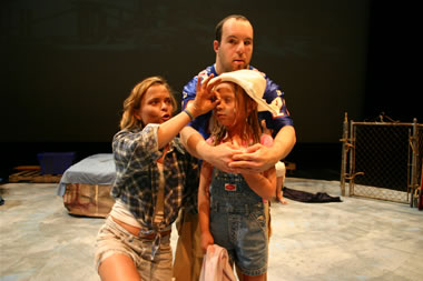 Story Theatre: Lori Boyd, Rachel Boyd & JP Illarramendi behind